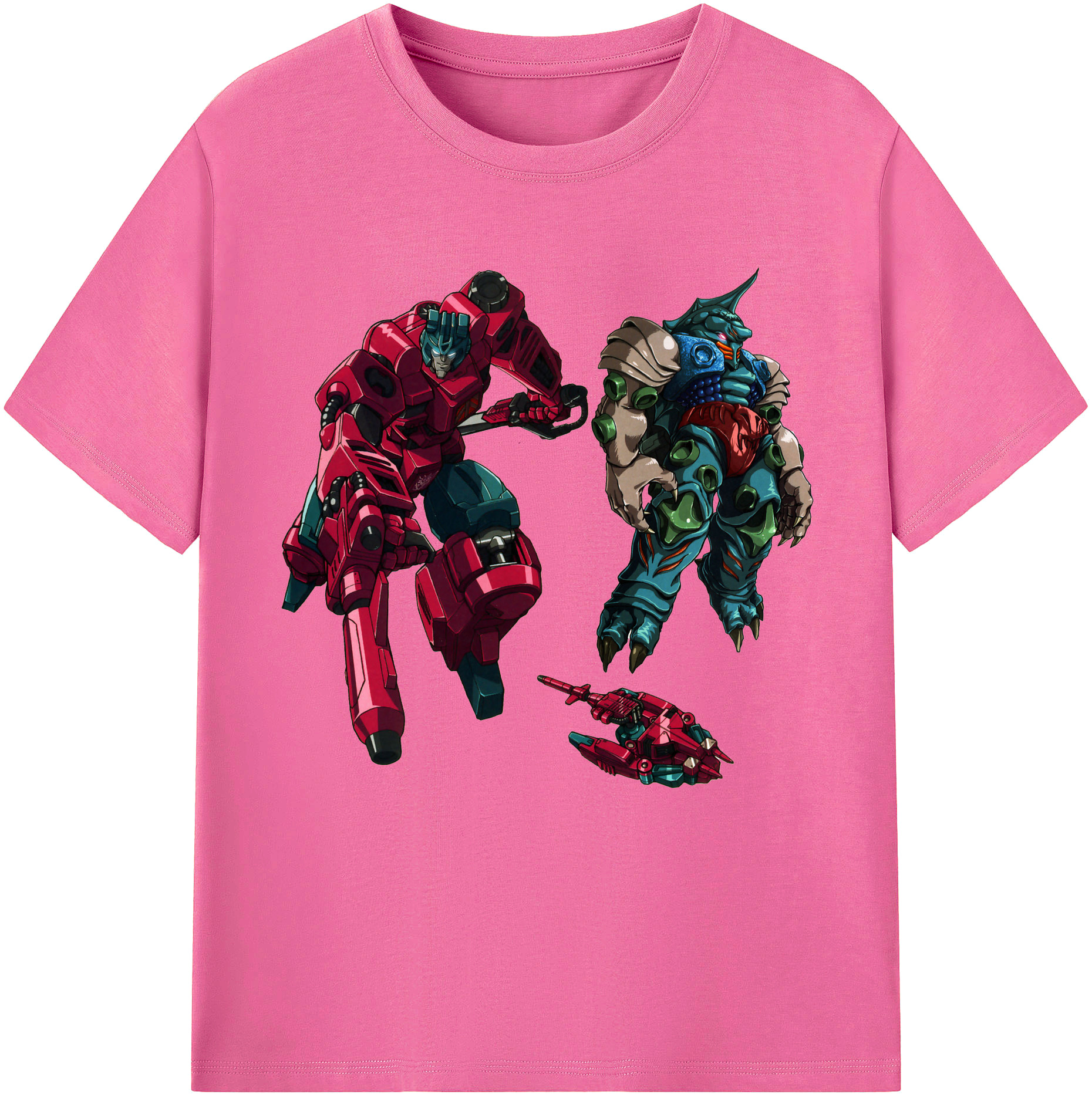 （画像用）  レディースカジュアルプリントTシャツ（綿100％）